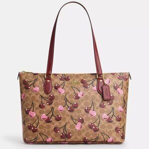 Coach - Cherry Print, Gallery Tote Bag, NWOT